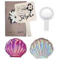 ราคา Etude House Glittery Snow Double Sided Hand Mirror / Contour Powder Hand Mirror / Clam Mirror (15509015520)