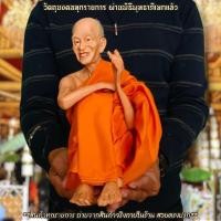 ราคา หลวงปู่สรวง เทวดาเดินดิน วัดไพรพัฒนาราม หน้าตัก9นิ้ว งานเรซิ่นไฟเบอร์รูปเหมือนหุ่นขี้ผึ้ง ห่มจีวรเสมือนจริง ติดเกศาและทำ (18231815923)