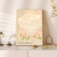 ราคา ภาพวาดแขวน Seaview Sunrise ขนาด 30x40x0.9 cm เหมาะสำหรับการประดับผนังในห้องรับแขกหรือห้องนอน (44168260077)