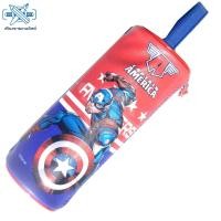 ราคา กระเป๋าดินสอพลาสติกทรงกระบอก ลาย CAPTAIN AMERICA รุ่น AVG-B01 (2254788818)