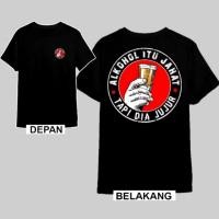 ราคา เสื้อยืด THE LATEST DISTRO II ALCOHOL IS EVIL BUT HE ซื่อสัตย์ (47751745414)