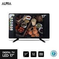 ราคา ALPHA ทีวี มีกล่องดิจิตอลในตัวเครื่อง รุ่น LED 17 นิ้ว LWD-165AA T2 กำลังไฟ 20 วัตต์ (8394909097)