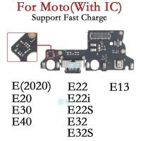 ราคา Usb Charger Dock Charger Port สําหรับ Motorola Moto E 2020 E2020 E20 E30 E40 E22 E22I E22S E32 E32S E13 ชาร์จโมดูลบอร์ด (24130603068)