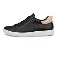 ราคา ECCO รองเท้าผ้าใบสลิปออนผู้หญิง SOFT 7 W EASY SLIP LACE สีดำ (27424979272)