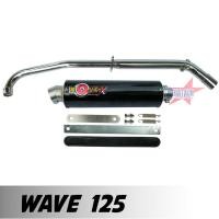 ราคา ท่อสูตร รุ่น WAVE 125 ปลายกลม ตรงรุ่น ท่อโมวิค MOVIC-X ทรง ENDURANCE มี มอก. คอท่อชุบโครเมี่ยมอย่างดี + ปลาย + แค้มรัด (3623294115)