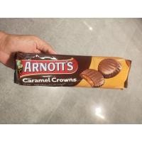 ราคา Arnott's Chocolate Caramel Crowns 200g.บิสกิตเคลือบช็อกโกแลตสอดไส้คาราเมล 200 กรัม (27917552165)