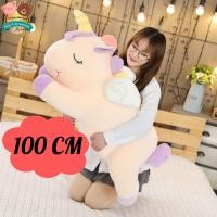 ราคา ตุ๊กตาหมอน ม้ายูนิคอร์น สีพาสเทล ขนาด 100cm. น่ารักนุ่มนิ่ม ตัวใหญ่มาก (3465719806)