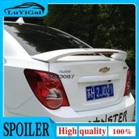 ราคา For Chevrolet Aveo Spoiler 2010-2013 ABS Plastic Unpainted Color Rear Roof Spoiler Wing Trunk Lip B (51902998130)