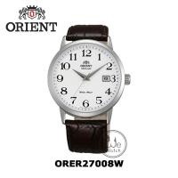 ราคา Orient นาฬิกาข้อมือผู้ชาย รุ่น ORER27008W ระบบ AUTOMATIC ตัวเรือน Stainless หน้าปัดสีขาว สายหนังแท้ขนาด 22 มม. (7701966592)