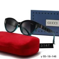 ราคา แว่นกันแดด GUCCI 3827 สไตล์ใหม่โพลาไรซ์ สำหรับผู้หญิง (57008046534)