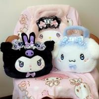 ราคา การ์ตูนอะนิเมะ Cinnamoroll Hello Kitty ผ้าห่มแบบพกพาโซฟาเตียง Nap Sleeping ผ้าห่มนุ่มอุ่น (44109413412)