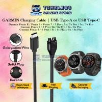 ราคา Garmin Fenix Smart Watch ชาร์จสาย USB 100 ซม. (8/7/7s/7x/7 Pro/6/6s/6x/6 Solar/5/5s/5x/5 Plus/Fenix E charger) (56755781834)