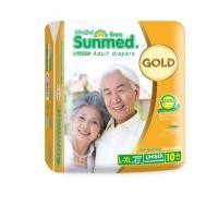 ราคา Sakure sunmed adult diaper L-XL 10แผ่น gold ผ้าอ้อมผู้ใหญ่ (25056004423)
