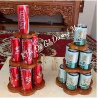 ราคา (หอดอกไม้ 3 ชั้น) ตั้งโชว์เบียร์และน้ําอัดลม หอคอยโชว์บรรพบุรุษที่สวยงามและหรูหรา บาบี (50253270209)