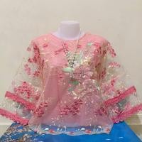 ราคา เสื้อลูกไม้ใยแก้วผ้านิ่มใส่สบายมีซับในทั้งตัวจร้า (22960436883)