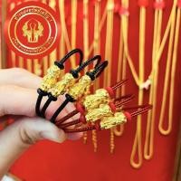 ราคา กำไลปี่เซียะเสริมดวง ตัวปี่เซียะทองแท้99.99% นน.0.3กรัม พร้อมใบรับประกัน (2926773768)