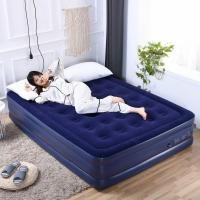 ราคา ที่นอนเป่าลมหุ้มกำมะหยี่ Inflatable Single Air Bed Mat (20934398456)