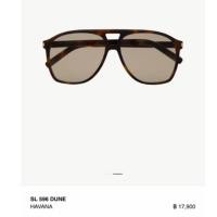 ราคา Sunglasses เเว่นกันแดด YSL Yves Saint Laurent รุ่น SL596 Dune ของแท้ค่ะ (53453064333)