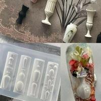 ราคา [maybeauty] Vintage Porcelain แจกัน 3D ซิลิโคนเล็บแม่พิมพ์สําหรับเล็บ Charms DIY ตกแต่งเล็บ Soft Stamping แม่พิมพ์เล็บออกแบบเครื่องมือ {TH} (40706253414)