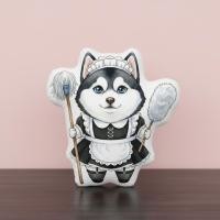 ราคา หมอนไดคัทสกรีนรูป พิมพ์2ด้าน ตุ๊กตา Pillowdoll ของขวัญวันเกิด หมอนน้องหมา French Maid Siberian Husky ไซบีเรียน ฮัสกี้ (56404069973)