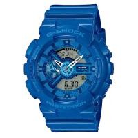 ราคา Casio G-Shock นาฬิกาข้อมือผู้ชาย สายเรซิ่น รุ่น GA-110BC-2A - สีน้ำเงิน (1838088088)