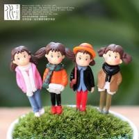 ราคา ของจิ๋ว ตุ๊กตาผู้หญิง ตุ๊กตาตกแต่งสวนถาด ของตกแต่งสวนจิ๋ว (9003412382)