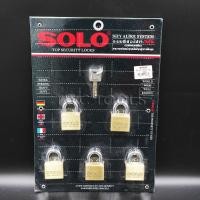 ราคา SOLO กุญแจ35มิล 5 ตัว ระบบคีย์อะไล้ท์ โซโล คอสั้น 35MM 5ตัวชุด (9869925965)