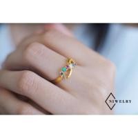 ราคา แหวนพลอยนพเก้าแท้ รุ่น Infinity nine gems ring แหวนเงินแท้ชุบทองแท้ แหวนอินฟินิตี้ พร้อมใบรับประกัน (4238406072)