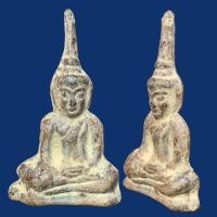 ราคา พระท่ากระดาน เนื้อตะกั่วสนิมแดง กรุศรีสวัสดิ์ กาญจนบุรี พระเครื่อง E138 (55452077353)