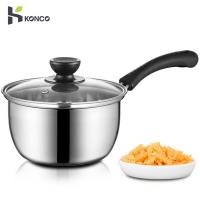 ราคา LY Kocno Stainless Steel Pot Soup 18Cm Pot Milk Pot With Handle Instant Noodle Pot Cooking Baby Foo (44260230430)