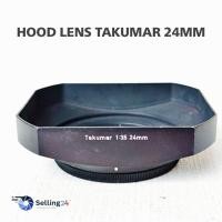 ราคา Hood ฮู้ดเหล็กเหลี่ยม Pentax Takumar Metal Lens Hood for 24mm f/3.5 for Japan ขนาดหน้า 58มม (16578121408)