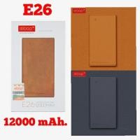 ราคา แบตสำรอง Eloop E26 12000 mAh Powerbank พาวเวอร์แบงค์ แบตสำรอง แบตสำรองมือถือ ของแท้ ที่ชาร์ทแบตสำรอง (6640158348)