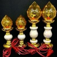 ราคา เชิงเทียนไฟฟ้า กลีบบัว ขามุก (6625572600)