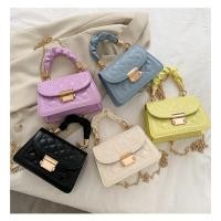 ราคา [ พร้อมส่ง ] กระเป๋าสายพาย กระเป๋าถือ สายโซ่ทอง ถอดได้ ลุคคุณหนู สวย หรู ราคาถูก ส่งไว (12442143268)