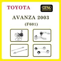 ราคา TOYOTA AVANZA 2003 (F601) / โตโยต้า อแวนซ่า 2003 / ลูกหมากรถยนต์ ซีร่า CERA ลูกหมากปีกนก ลูกหมากคันชัก แร็ค กันโคลง (12806611310)