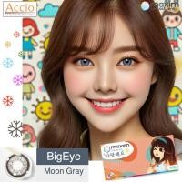 ราคา Maxim ตาโต กล่องส้ม สีเทา (Moon Gray) คอนแทคเลนส์สีตาโต รายเดือน ค่าสายตา ปรกติ(Plano) ถึง -9.00 (4320634072)