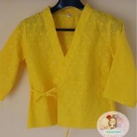 ราคา เสื้อพื้นเมือง เสื้อลูกไม้สีเหลือง เสื้อเจ้านาง ผ้าคอตตอน 100% (2059971287)