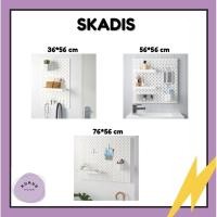 ราคา SKÅDIS สกัวดิส 36 56 76 skadis พร้อมส่ง! สกัวดิสสีไม้ สกัวดิสก์สีขาว แผ่นใยไม้อัด ของแท้ ikea พร้อมส่ง แผ่นติดผนัง (11232157652)