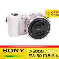 ราคา [USED] SONY A5000 White+E16-50f3.5-5.6 Lens YC * **Shutter 18,XXX (24867640249)