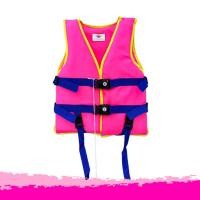 ราคา เสื้อชูชีพเด็ก และ ผู้ใหญ่ มีให้เลือก เบอร์ 1-7 ฟรี นกหวีด ( ชมพู ) (41908126472)