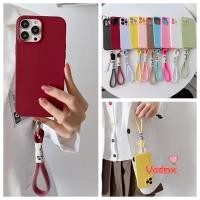 ราคา สําหรับ Samsung Galaxy S9 S8 Plus S9+ S8+ S7 Edge เคสโทรศัพท์ เนื้อแมตต์ นิ่ม พร้อมสายคล้อง สีแคนดี้ ฝาครอบสีพื้น เรียบง่าย (21231455925)