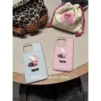 ราคา ญี่ปุ่นญี่ปุ่นเกาหลี Polka Dot Star แฟชั่น kitty เหมาะสําหรับ iPhone14 Apple 16promax เคสโทรศัพท์ x สไตล์หญิงสองชั้นเคสโทรศัพท์ (44216565886)