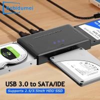 ราคา SATA/IDE to USB 3.0 Hard Disk Adapter Hard Drive Reader สําหรับ 3.5 2.5 นิ้ว HDD/SSD CD DVD ROM CD-RW 3in1 IDE SATA อะแดปเตอร์สําหรับ PC (41261529914)