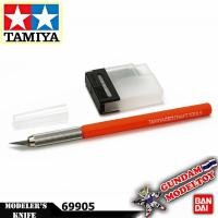 ราคา มีดตกแต่งพลาสติกส่วนไม่เรียบหรือยื่นออกมาจากชิ้นงานด้ามสีส้ม MODELER'S KNIFE TAMIYA CRAFT TOOLS FLUORESCENT ORANGE เค... (55758090758)