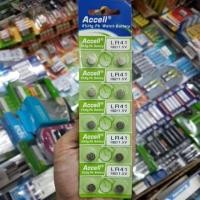 ราคา ถ่านกระดุม Accell LR41 1.5V แพค10ก้อน (2490252330)