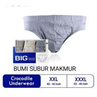ราคา กางเกงชั้นในชาย Crocodile ชนิด 240 XXL-XXXL Jumbo ไซส์ใหญ่ (25232939422)