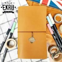 ราคา ฝาครอบหนังแท้ TRAVELERS NOTEBOOK (MIDORI LOOK A LIKE) - REG - CAMEL (28331537478)