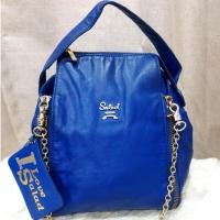 ราคา Super SALE Salad Blue medium zippered bag กระเป๋าสะพายข้างมือสอง แบรนด์แท้ (29552718380)
