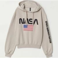 ราคา H&M nasa hoodie sweatshirt (22289159336)