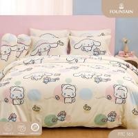 ราคา Fountain ชุดผ้าปูที่นอน ชินนามอนโรล Cinnamoroll FTC165 สีครีม #ชินนาม่อน ซานริโอ Sanrio (53801534901)